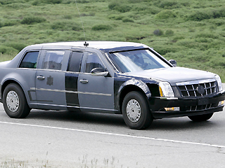 president obama's limousine picture